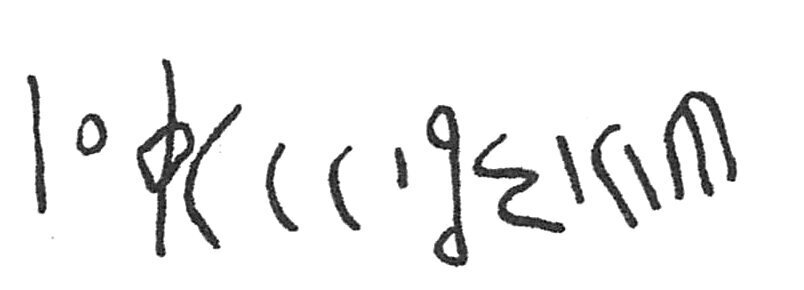 inscription of siglum C 2223