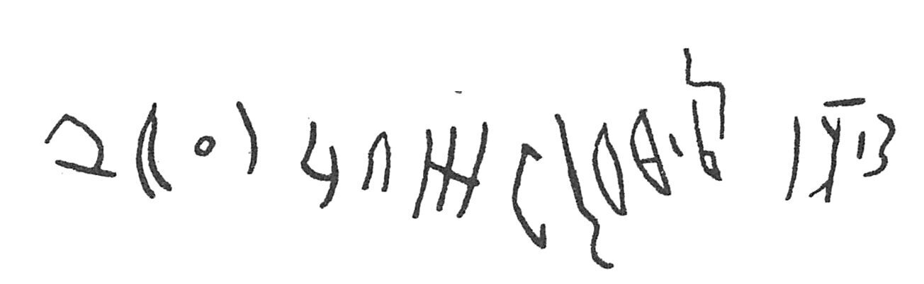 inscription of siglum C 2283