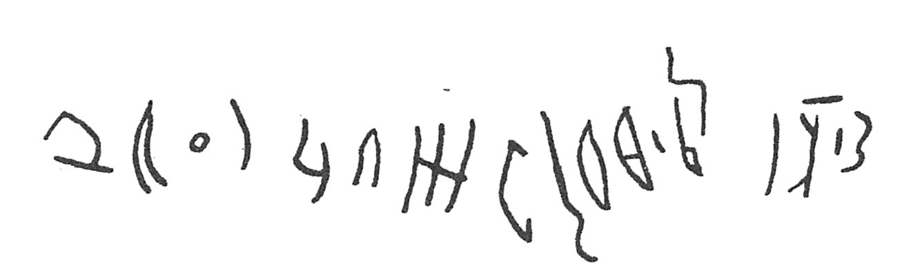 inscription of siglum C 2283