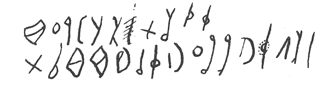 inscription of siglum C 2288