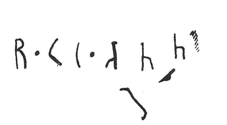 inscription of siglum C 2327