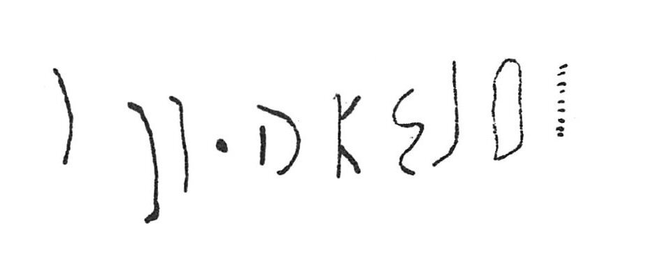 inscription of siglum C 2329