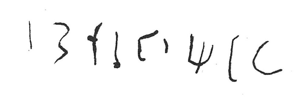inscription of siglum C 2330