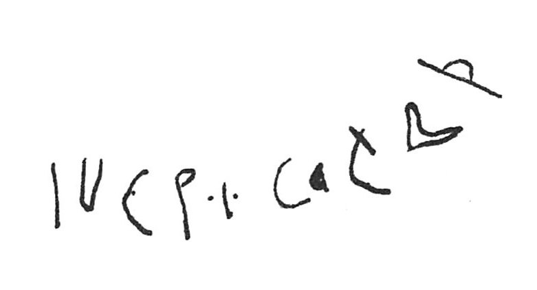 inscription of siglum C 2334