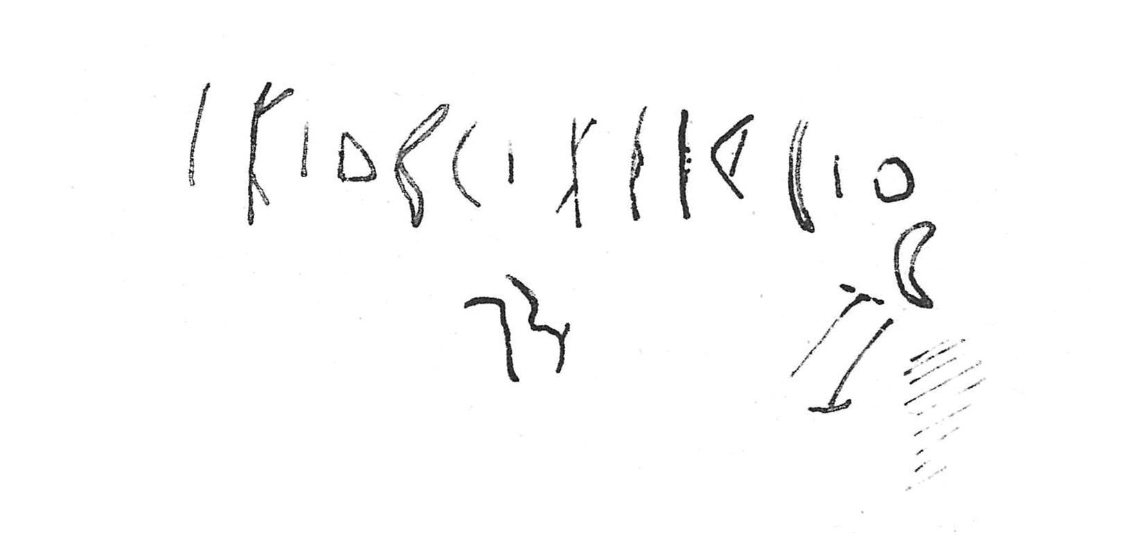 inscription of siglum C 2392
