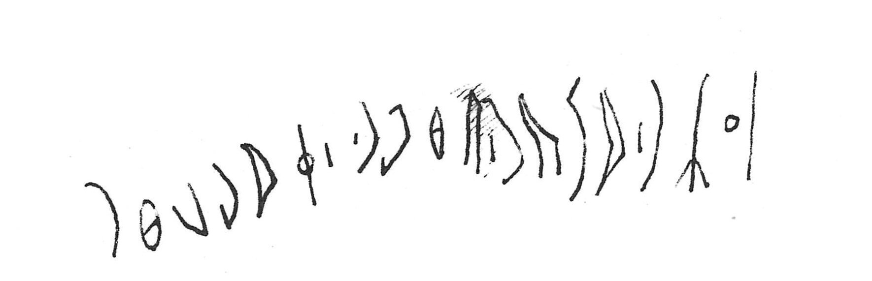 inscription of siglum C 2393