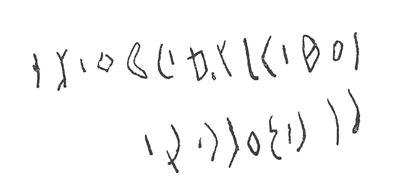 inscription of siglum C 2421