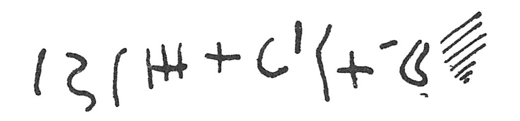 inscription of siglum C 2480