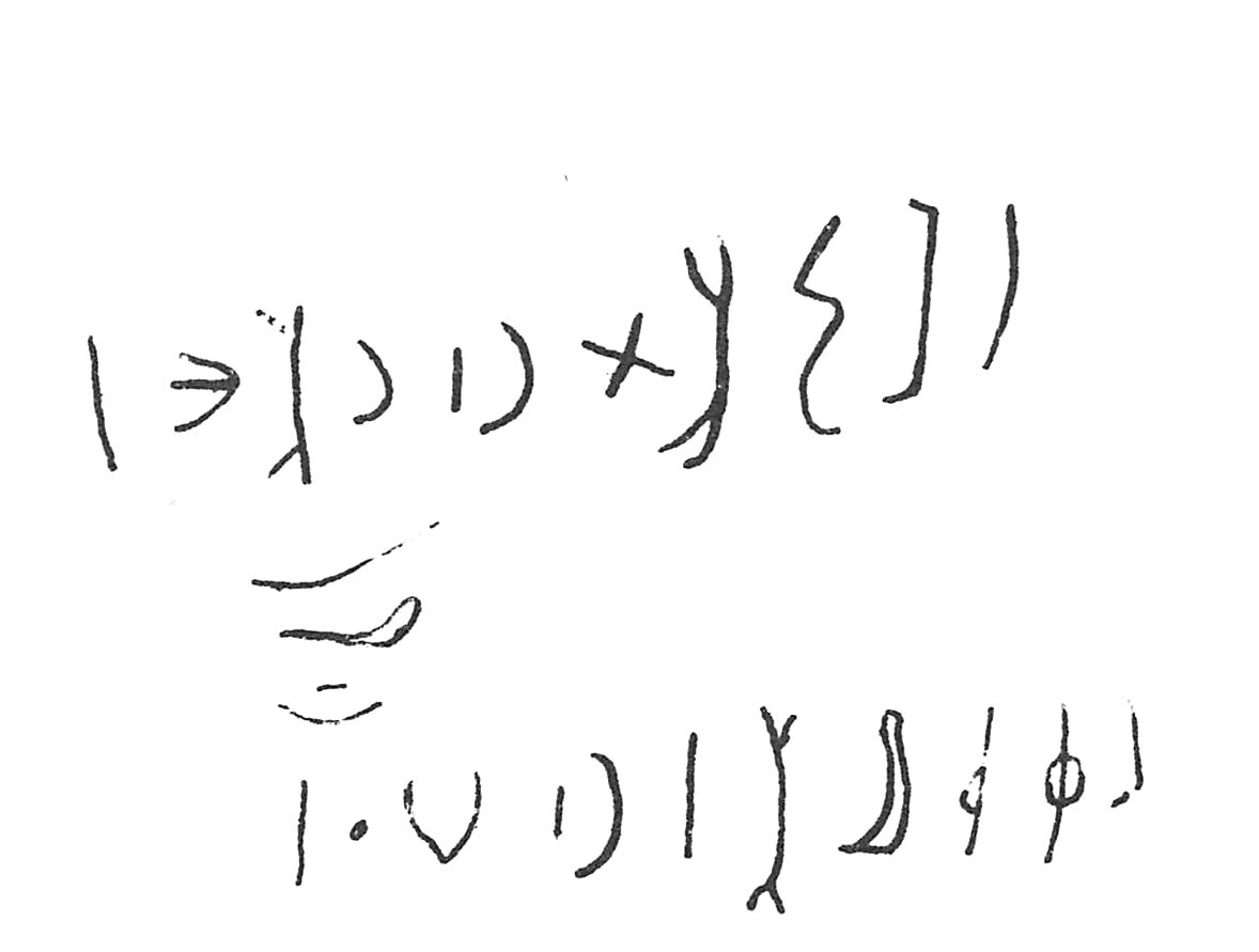 inscription of siglum C 2528
