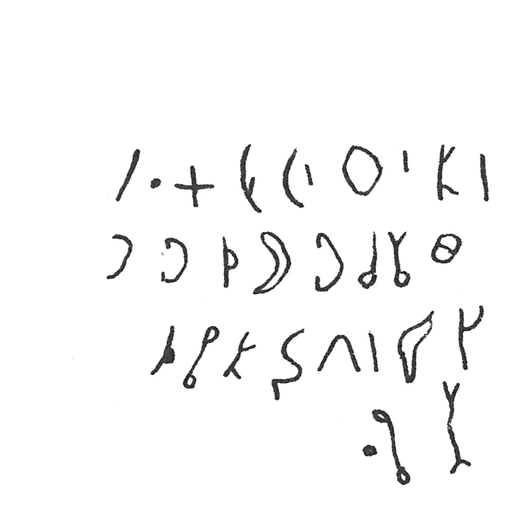 inscription of siglum C 2579