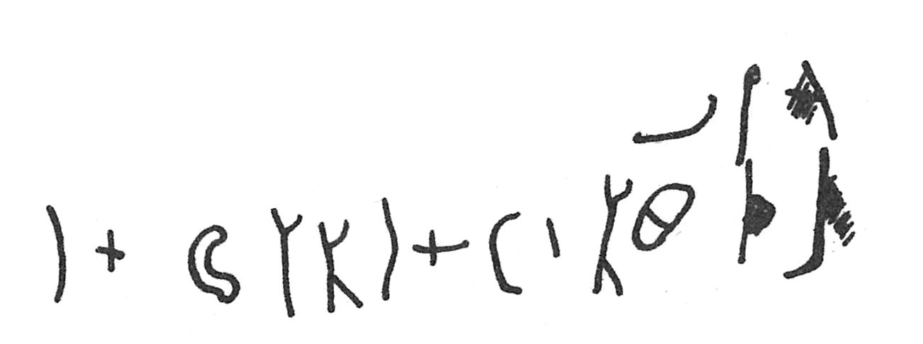 inscription of siglum C 263