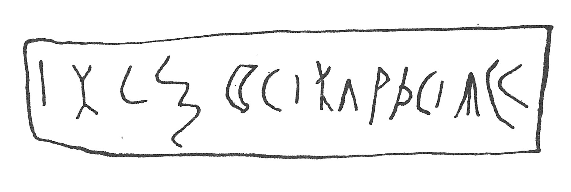 inscription of siglum C 2668