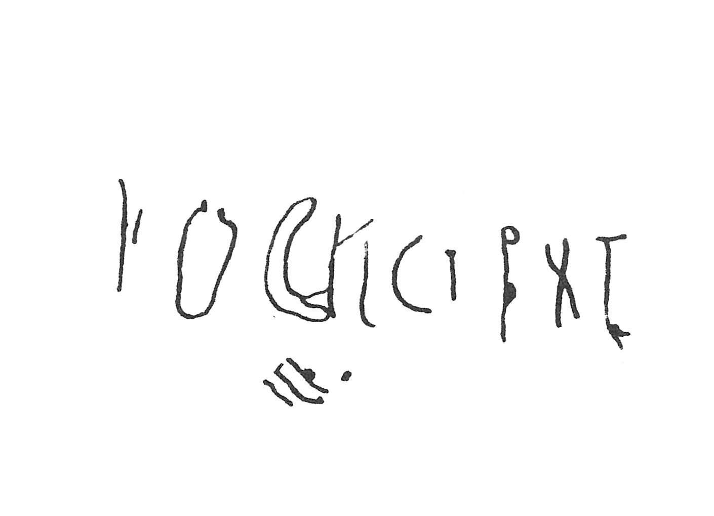 inscription of siglum C 2710