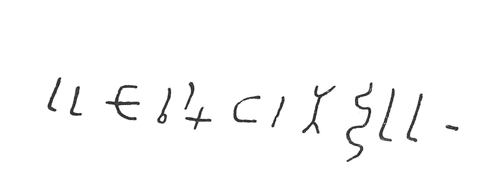 inscription of siglum C 2736
