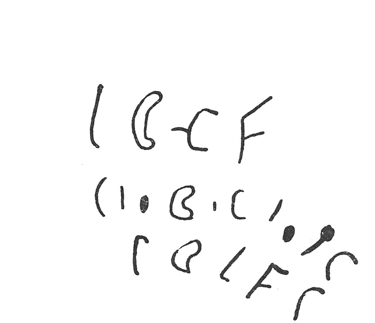 inscription of siglum C 2738