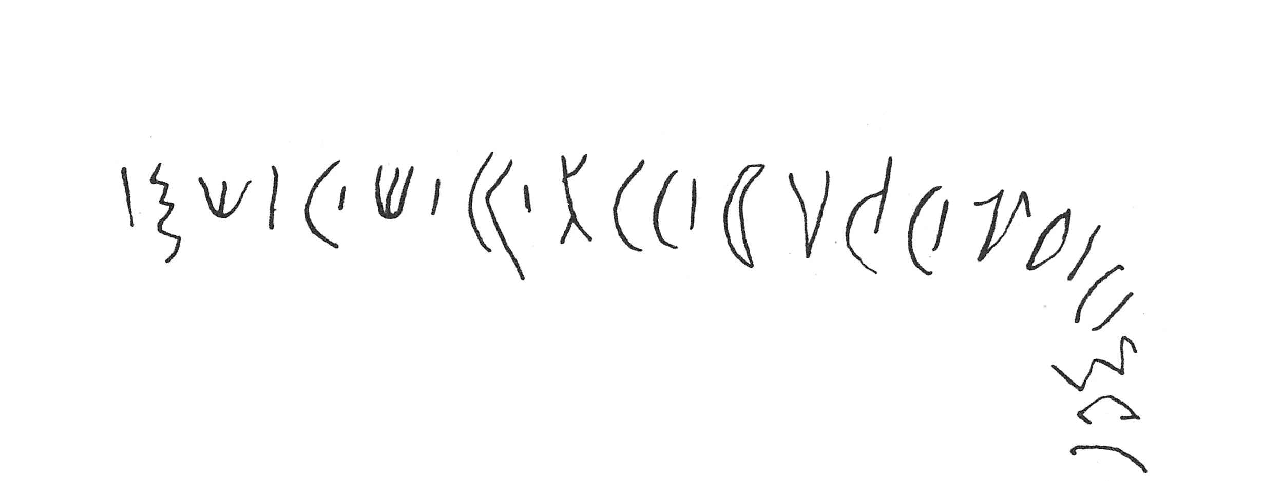 inscription of siglum C 2801