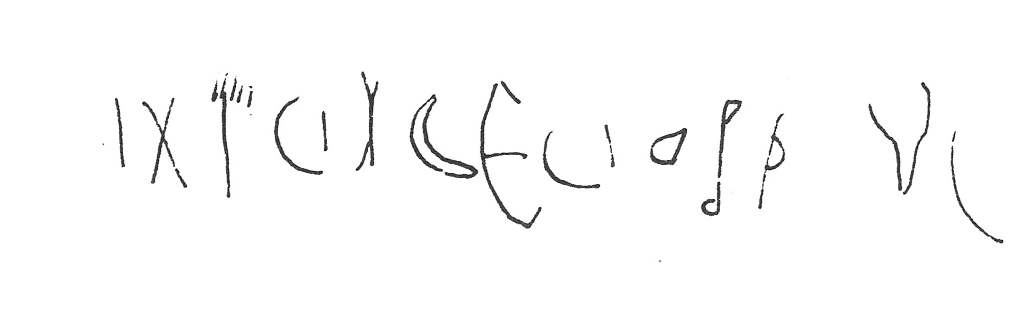 inscription of siglum C 2858