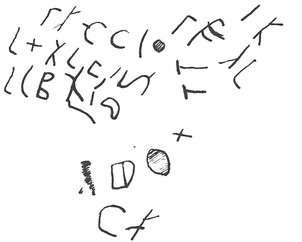 inscription of siglum C 2908