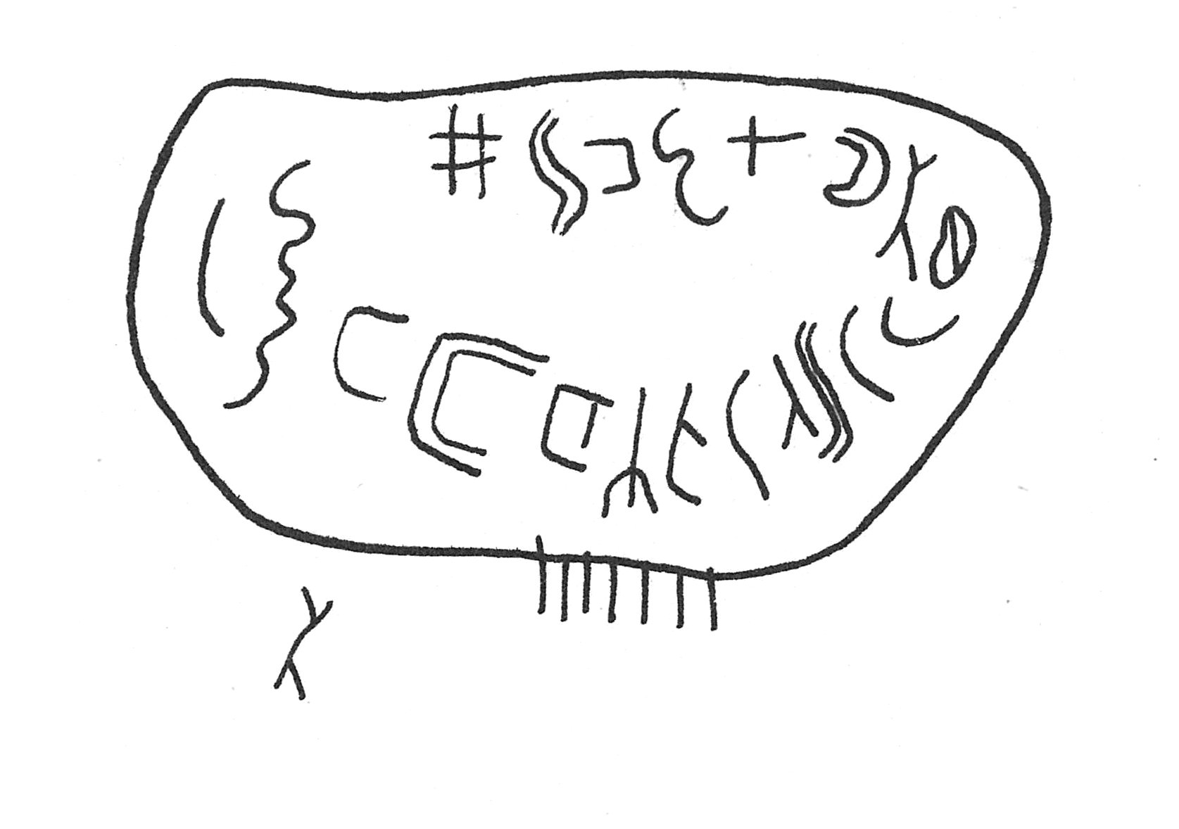 inscription of siglum C 291