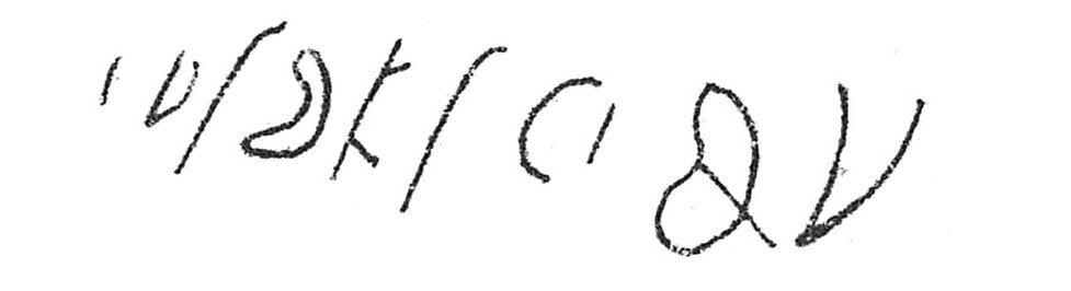 inscription of siglum C 292
