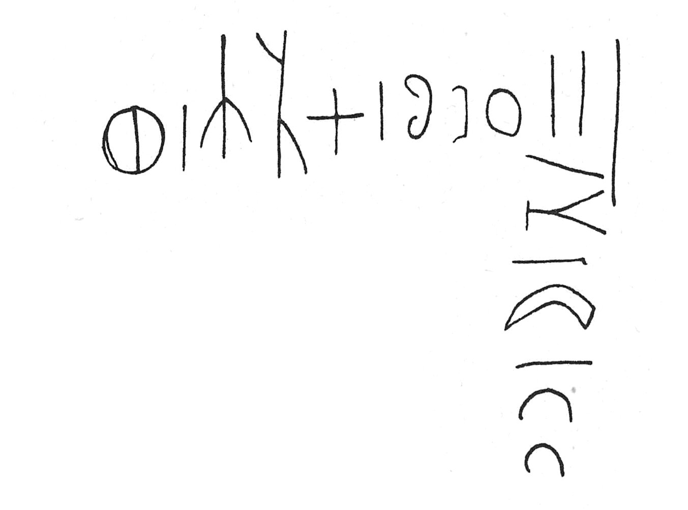 inscription of siglum C 3