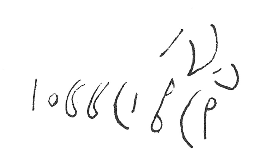 inscription of siglum C 3005