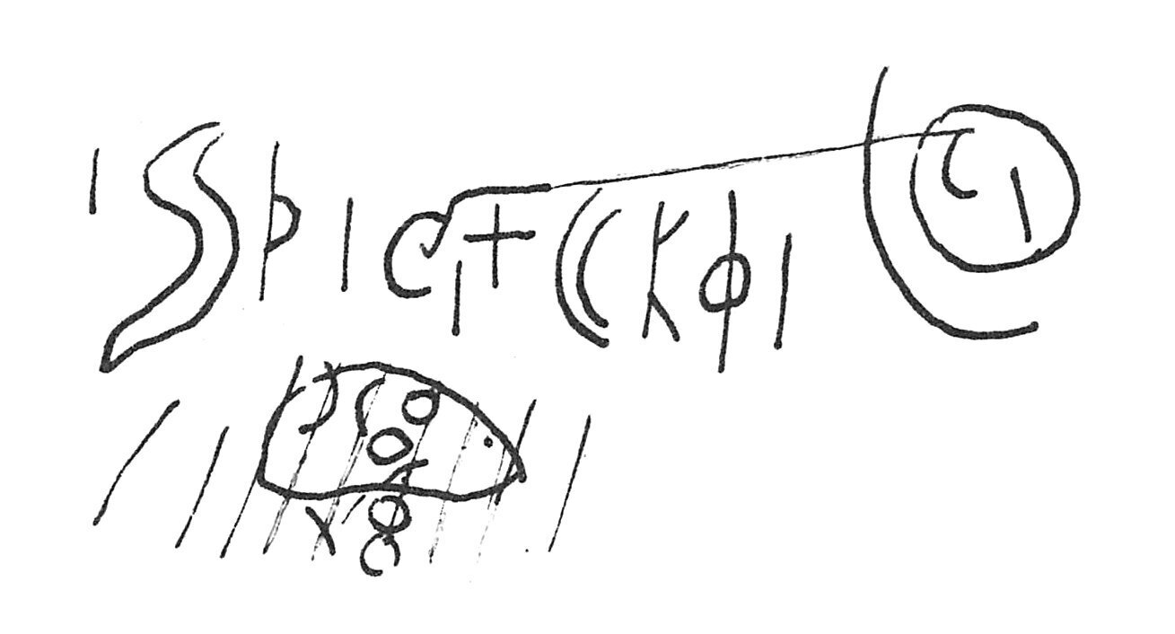 inscription of siglum C 3031