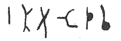 inscription of siglum C 3089