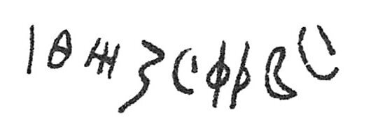 inscription of siglum C 3096