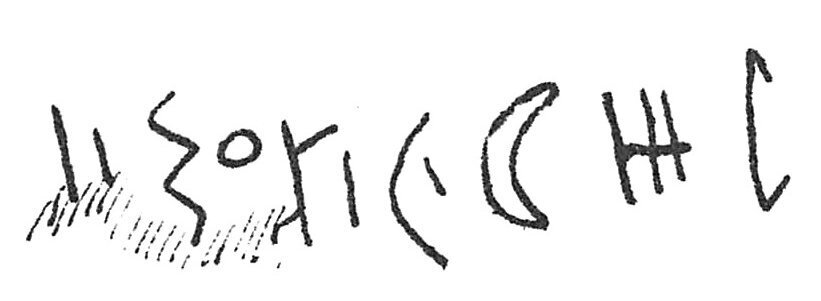 inscription of siglum C 3099