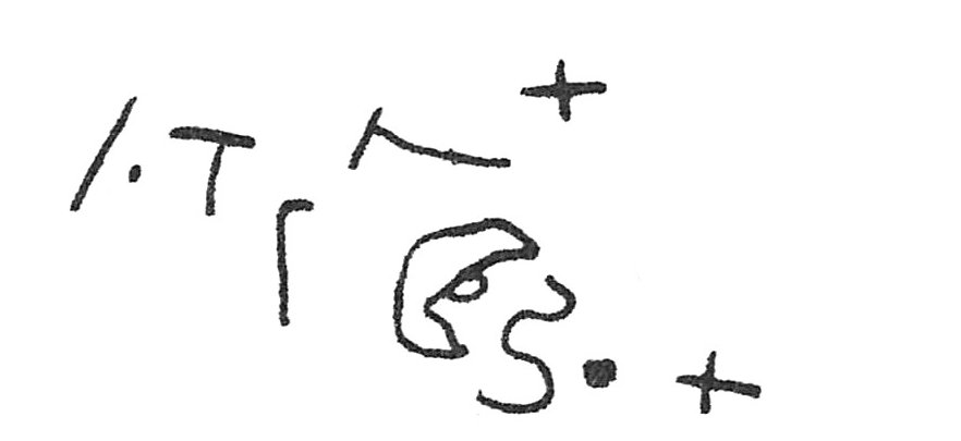 inscription of siglum C 3107
