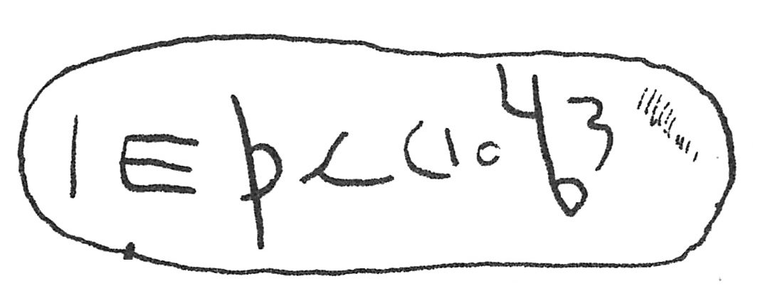 inscription of siglum C 3119