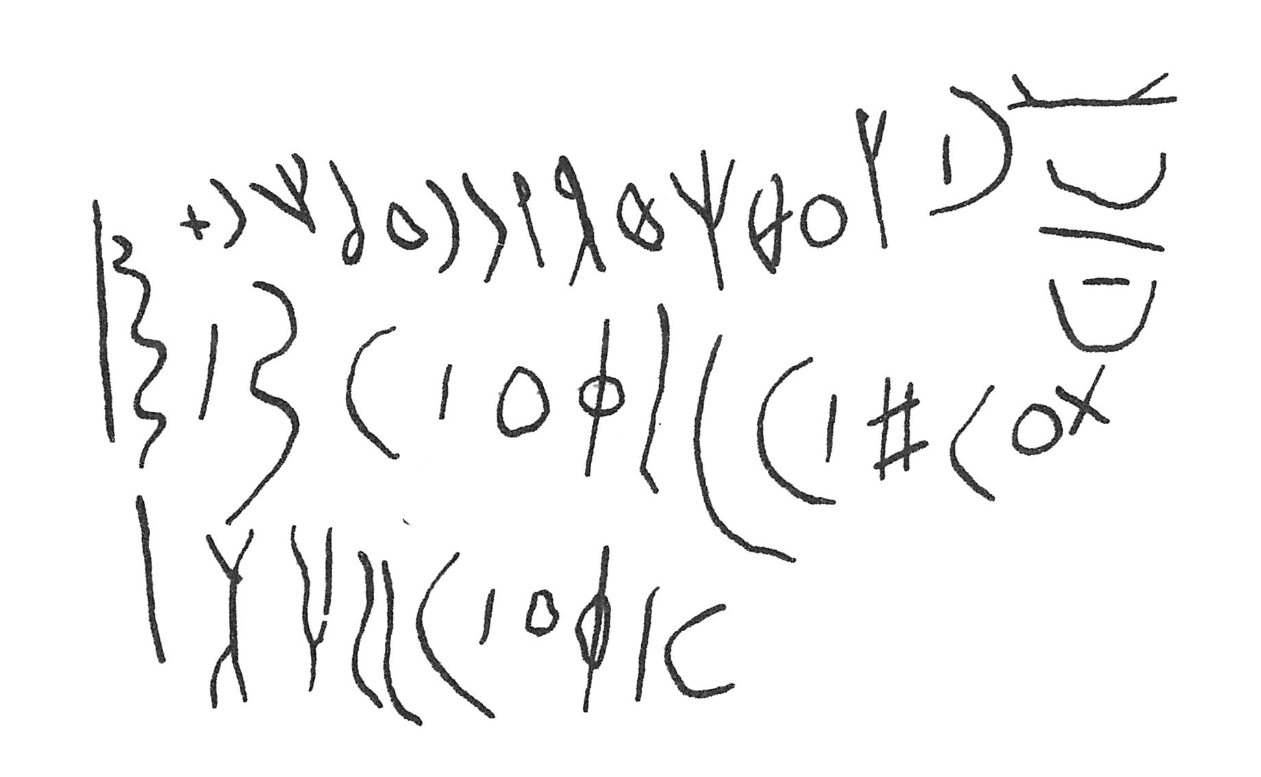 inscription of siglum C 3131