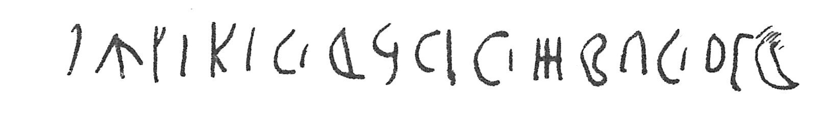 inscription of siglum C 3151