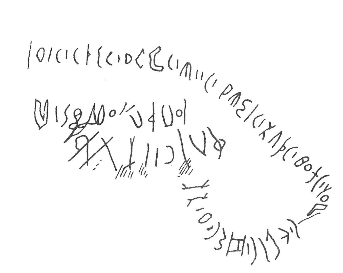 inscription of siglum C 3160