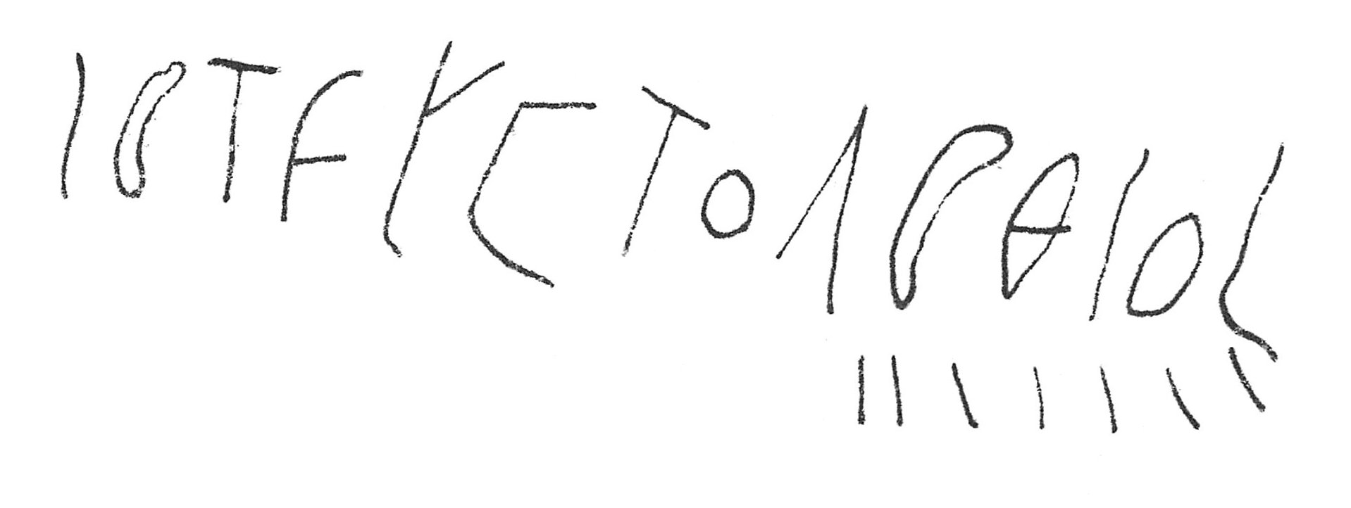 inscription of siglum C 317