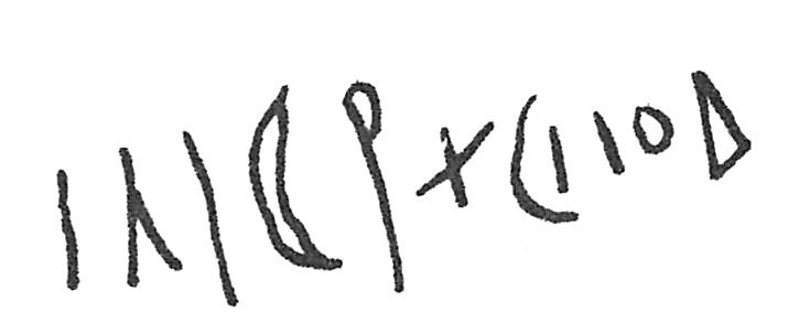 inscription of siglum C 3183