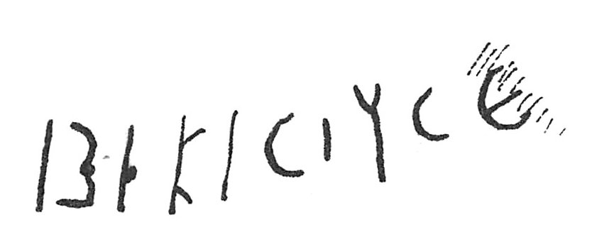 inscription of siglum C 3188