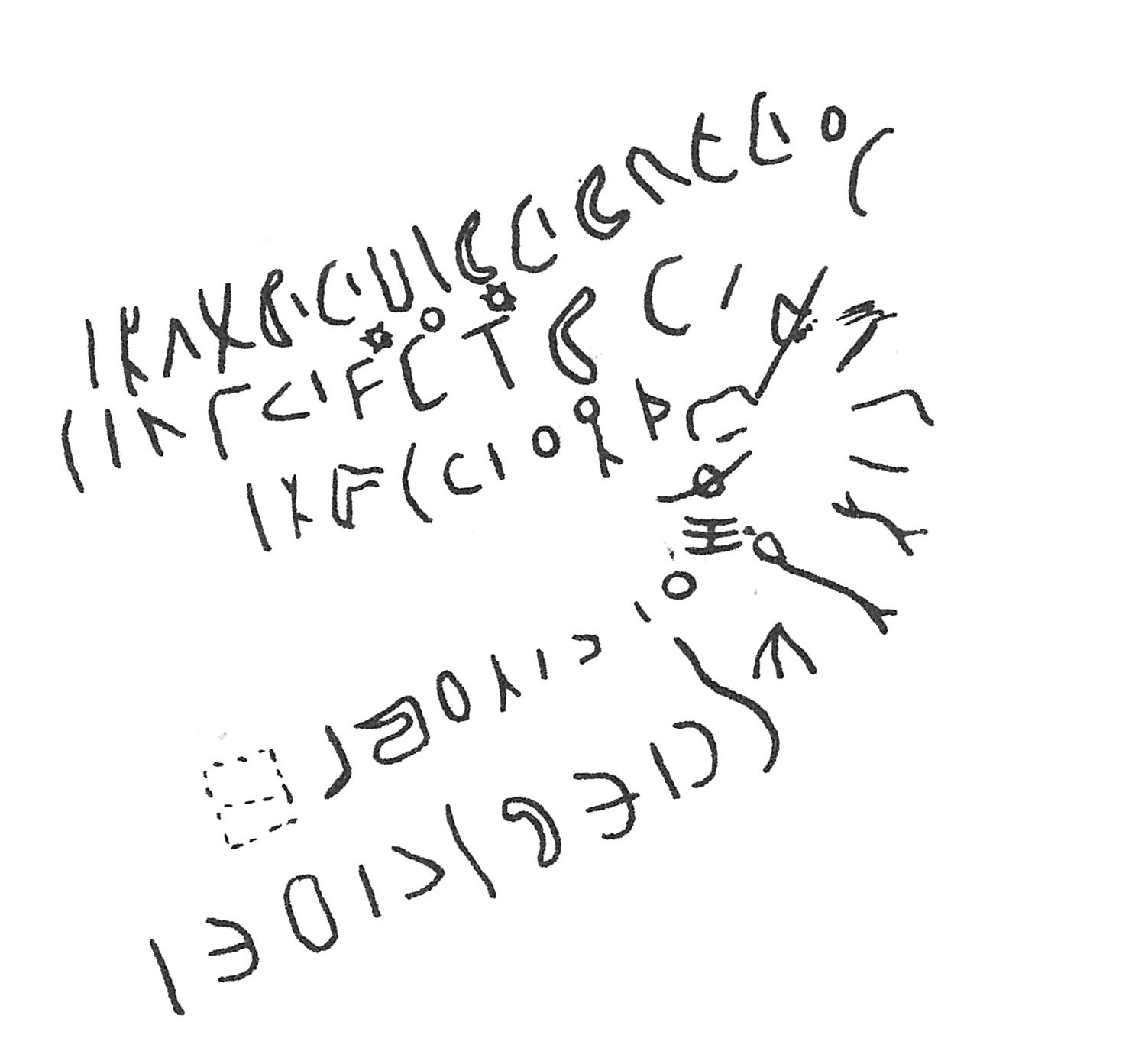 inscription of siglum C 3190