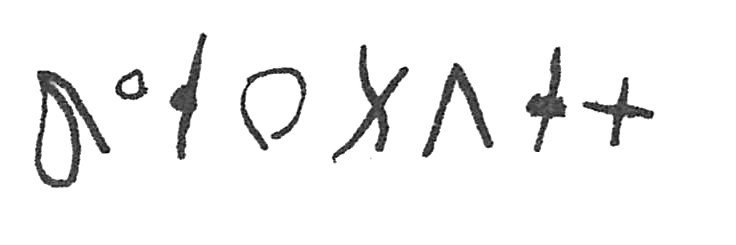 inscription of siglum C 3203