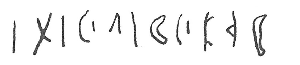 inscription of siglum C 3205