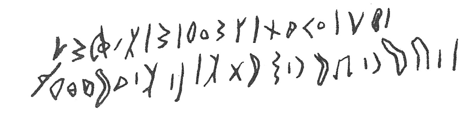 inscription of siglum C 3209