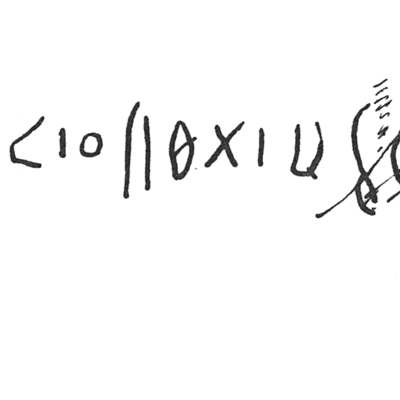 inscription of siglum C 3212