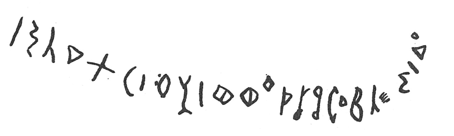 inscription of siglum C 3213