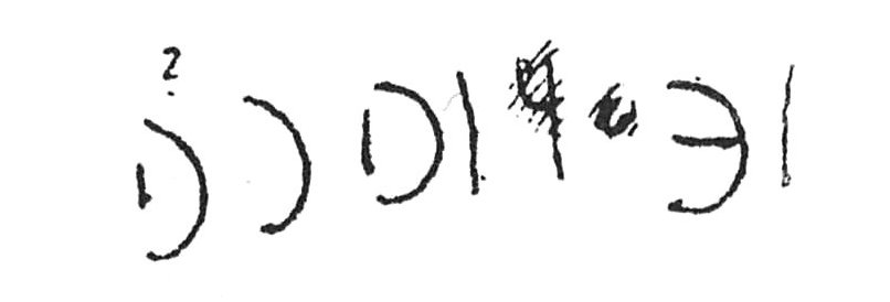 inscription of siglum C 3232