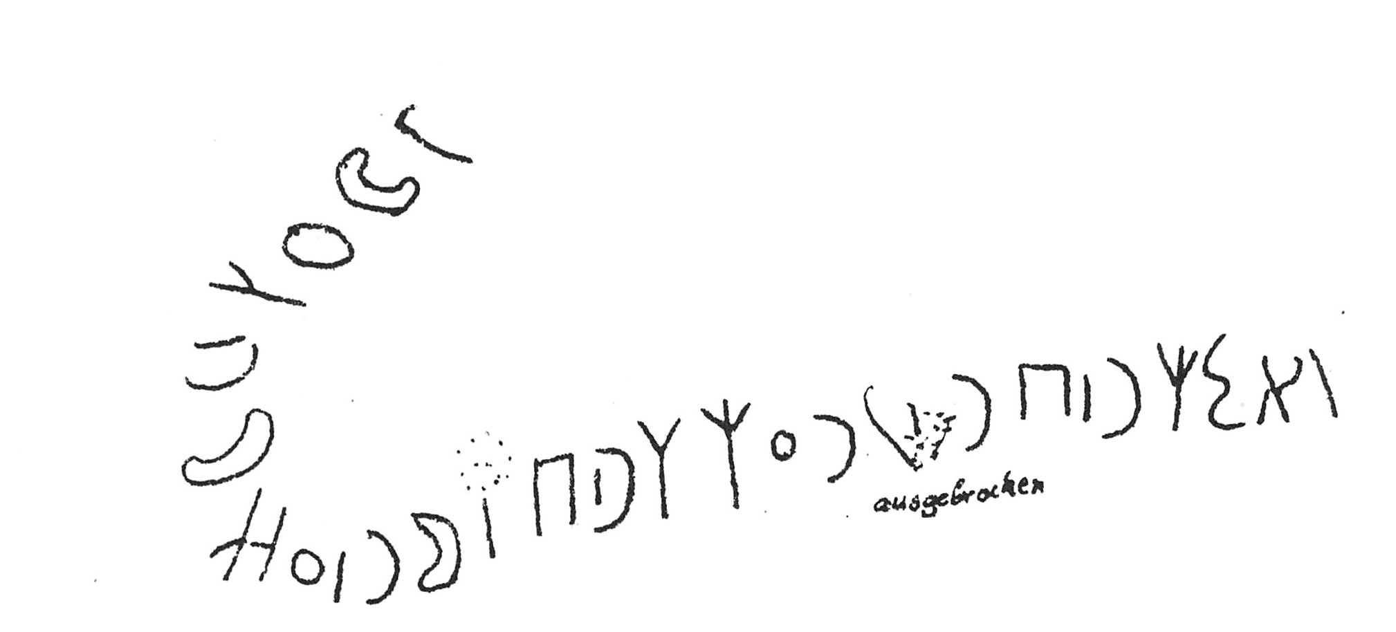 inscription of siglum C 3246