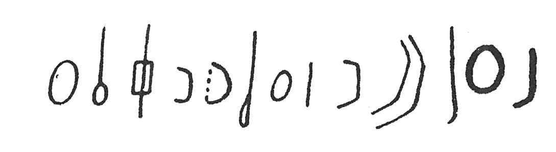 inscription of siglum C 3284