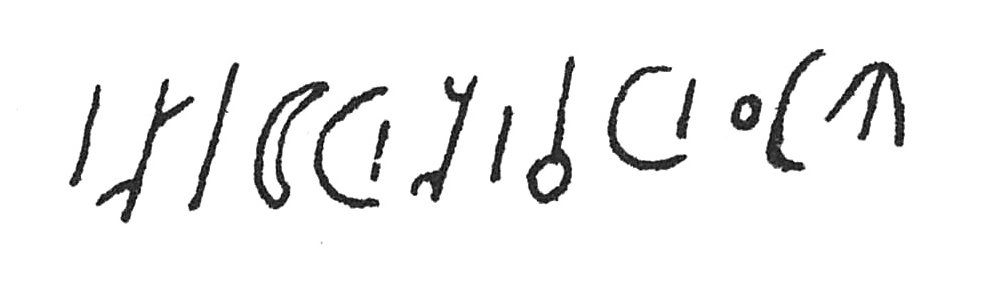 inscription of siglum C 3297