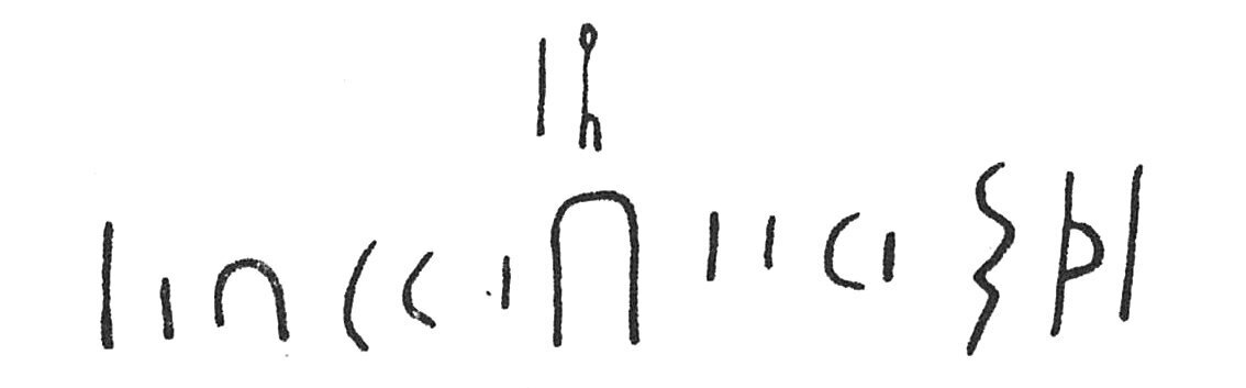 inscription of siglum C 3298
