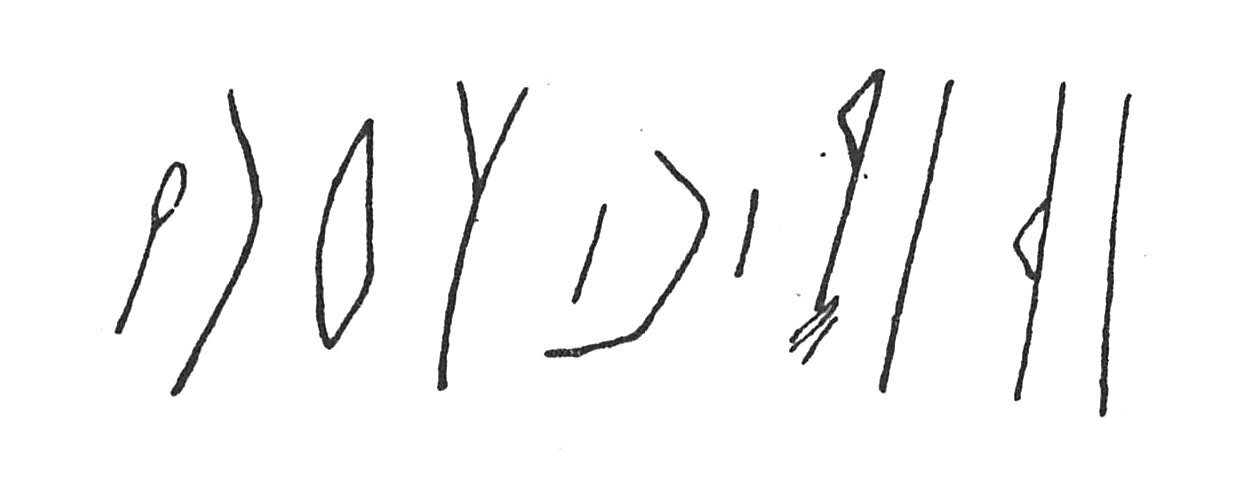 inscription of siglum C 3304